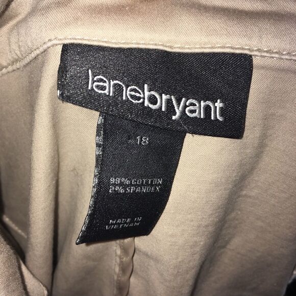 Lane Bryant 2 bottom khaki blazer - Picture 4 of 4